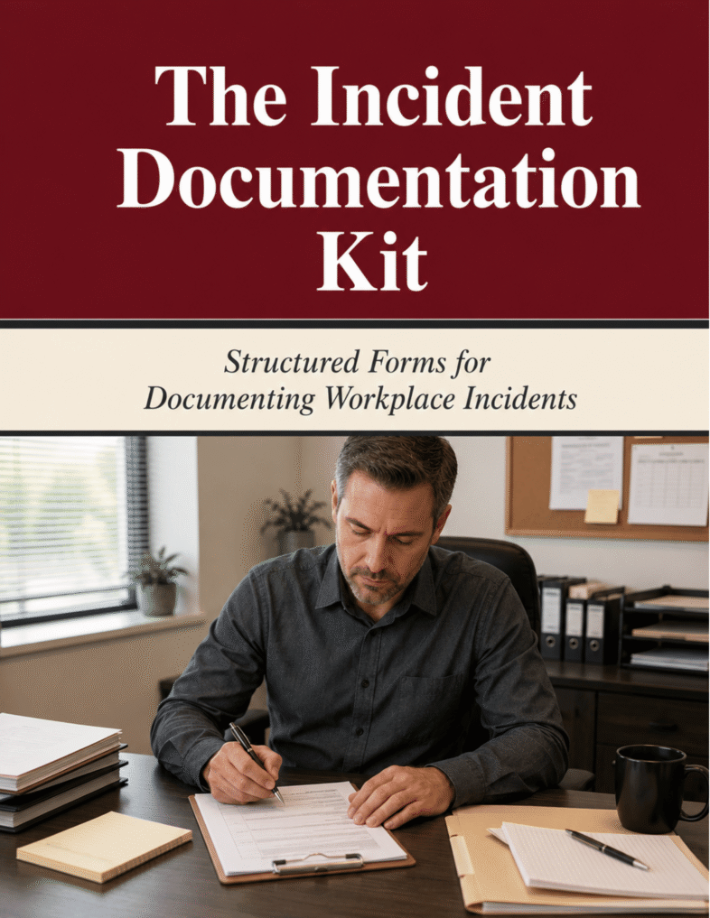 4-Incident Documentation Kit Cover Image 8x11px