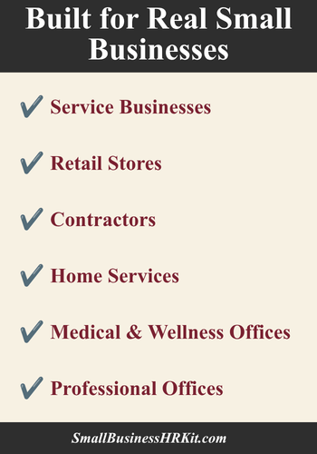 Built for Real Small Businesses:
Service Businesses
Retail Stores
Contractors
Home Services
Medical & Wellness Offices
Professional Offices